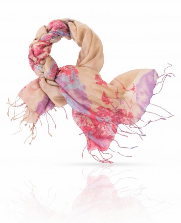 Палантин Женский S20-JEWEL.FL/WHITE